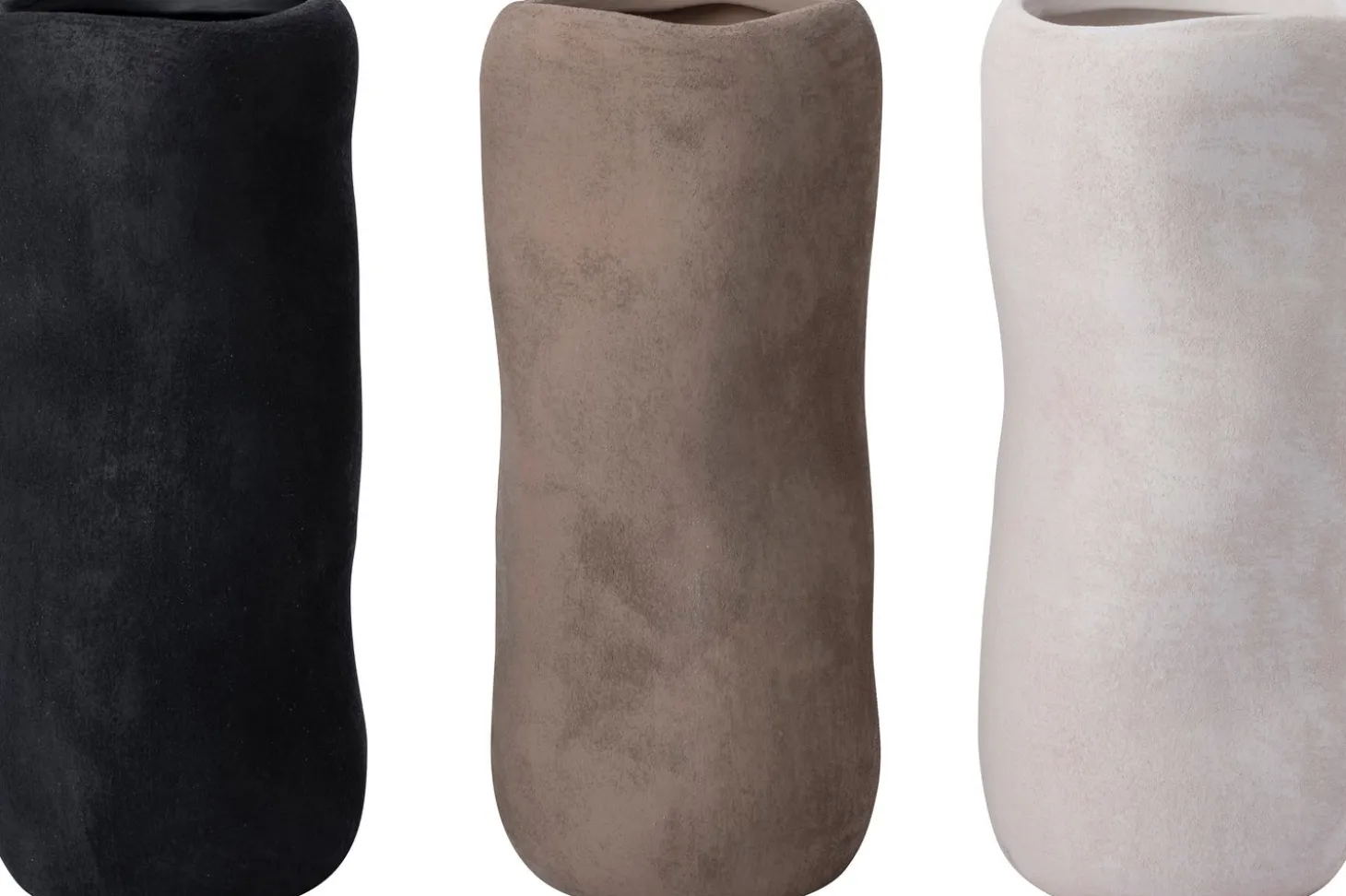 Intratuin vaas Alta taupe D 12,5 H 29,5 cm