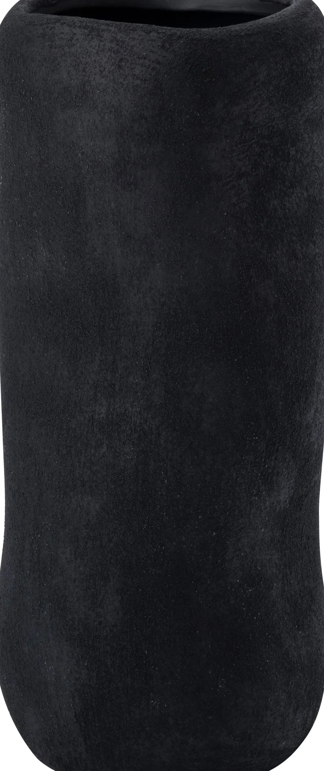 Intratuin vaas Alta zwart D 15,5 H 39,5 cm