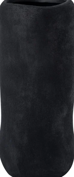 Intratuin vaas Alta zwart D 12,5 H 29,5 cm