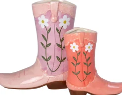 Intratuin vaas Billi laars roze 24 x 11 x 26 cm