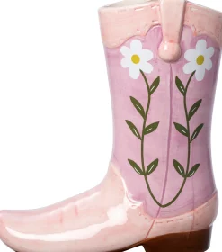 Intratuin vaas Billi laars roze 24 x 11 x 26 cm