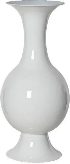 Intratuin vaas Blair wit D 25 H 56 cm