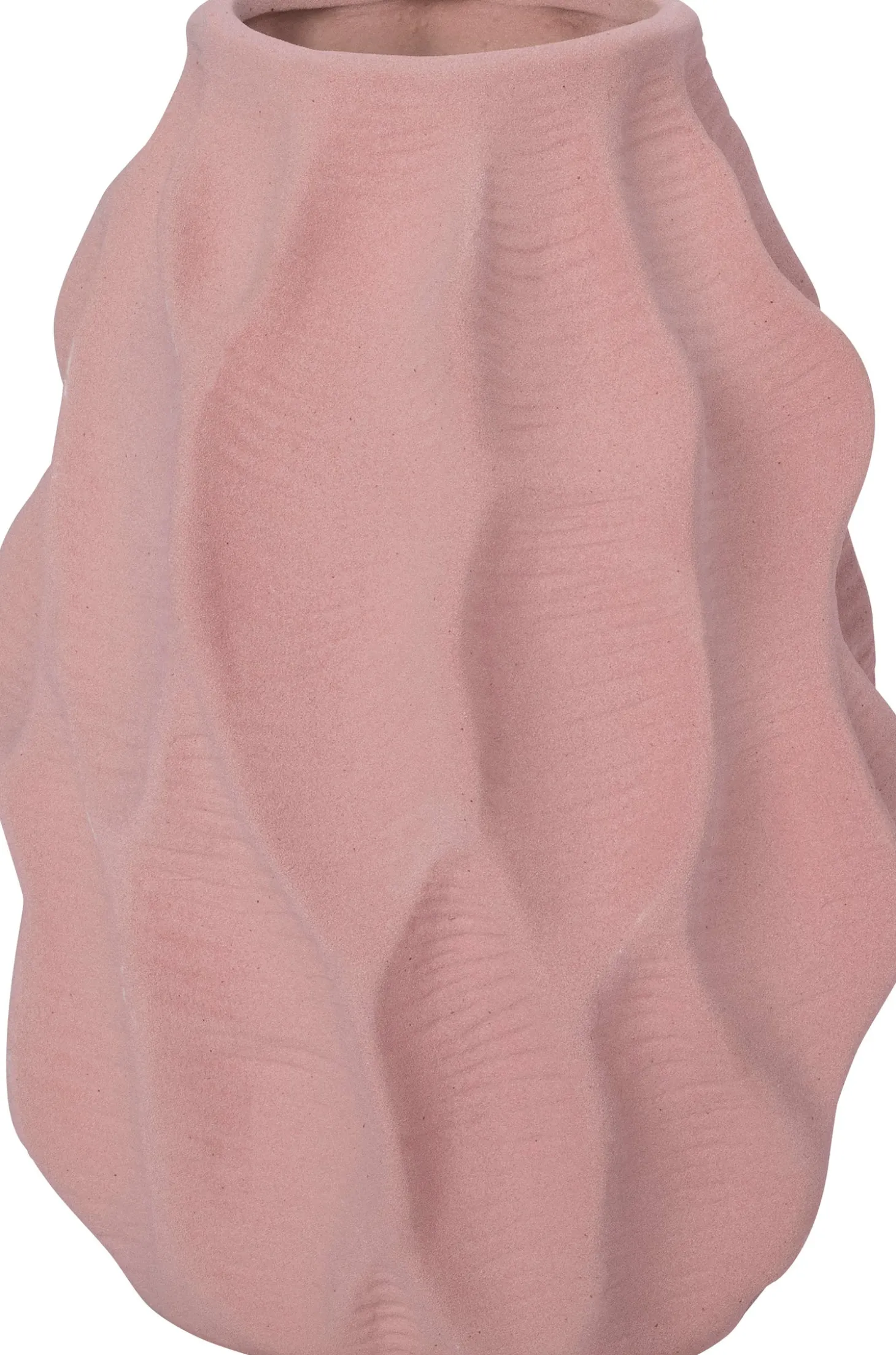 Intratuin vaas Bora roze D 15 H 22 cm