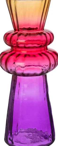Intratuin vaas Deser paars / rood / oranje D 8 H 20,5 cm