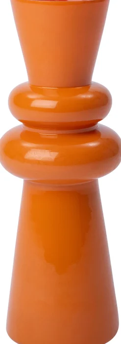 Intratuin vaas Deva oranje D 10 H 26 cm