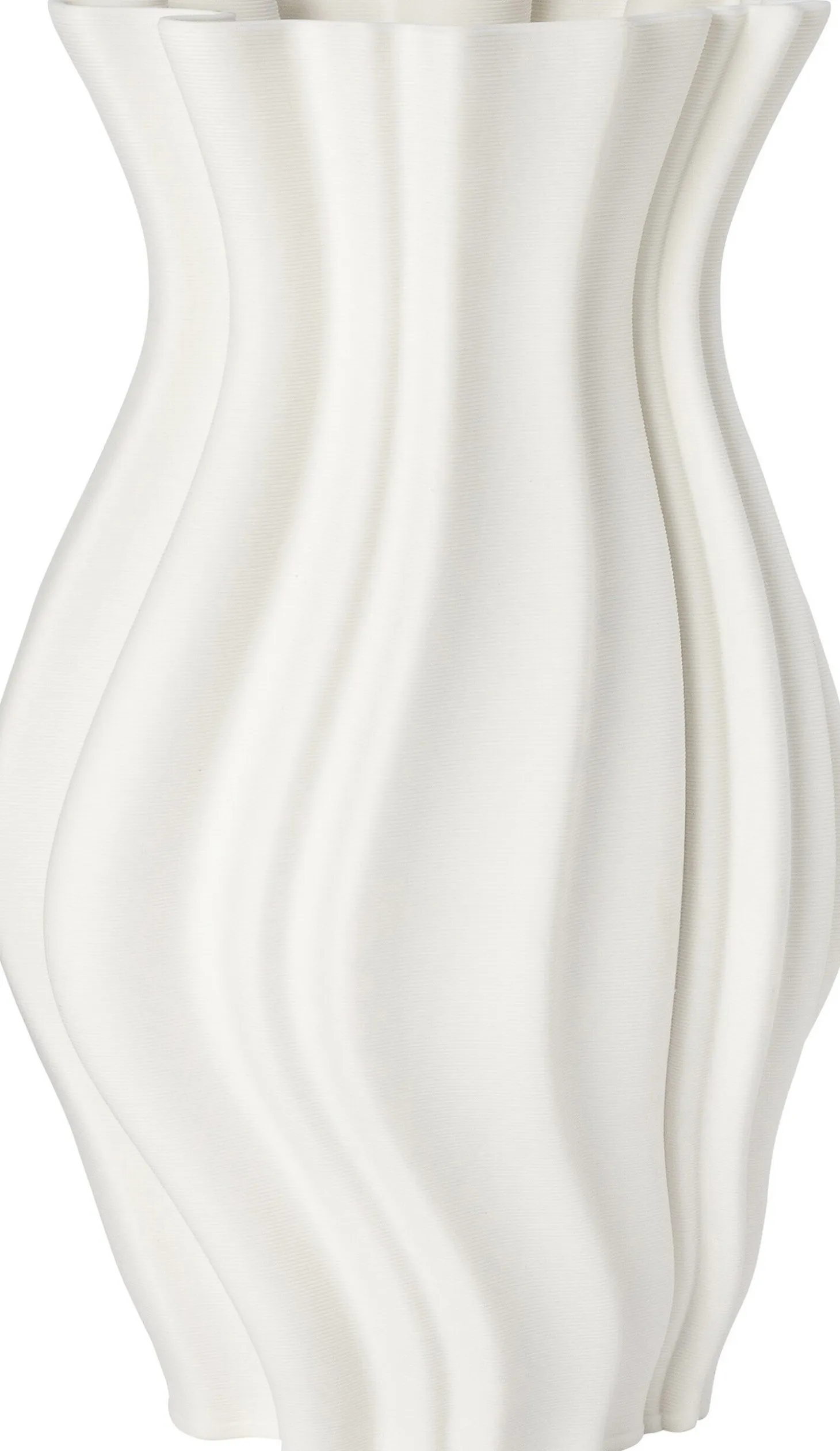 Intratuin vaas 3D wit D 21,7 H 35,8 cm