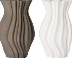 Intratuin vaas 3D wit D 21,7 H 35,8 cm