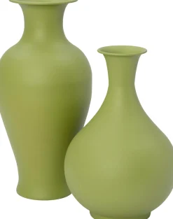 Intratuin vaas Jerup groen D 23 H 35 cm