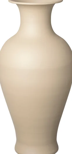Intratuin vaas Jerup taupe D 21 H 44 cm