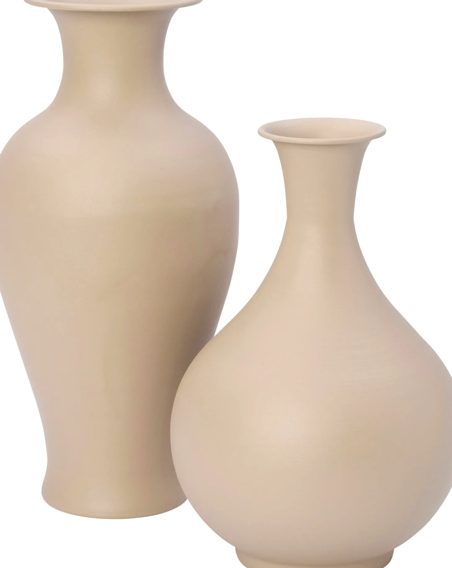 Intratuin vaas Jerup taupe D 21 H 44 cm