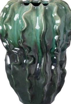 Intratuin vaas Joek groen D 21,2 H 31 cm