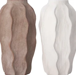 Intratuin vaas Kiel bruin D 25,5 H 49,5 cm