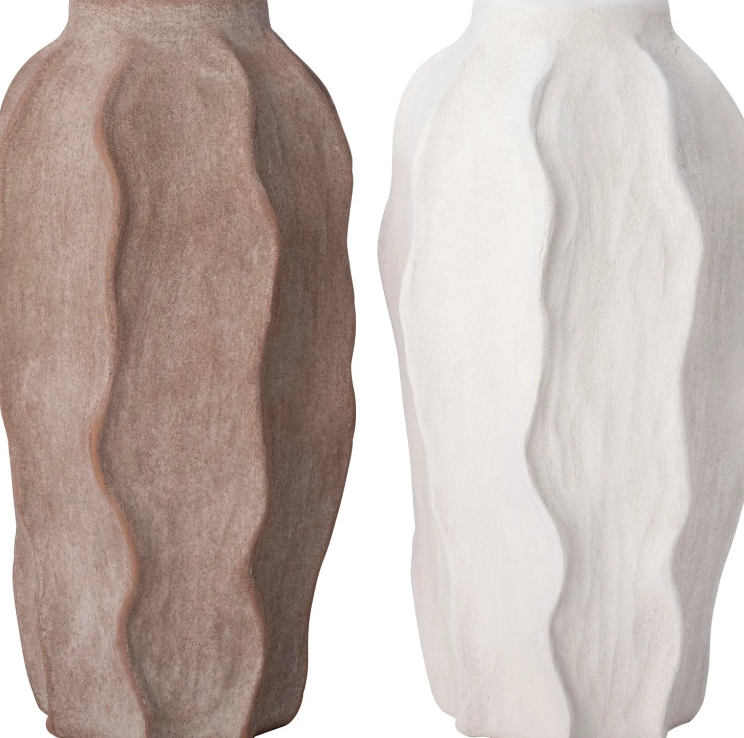 Intratuin vaas Kiel bruin D 25,5 H 49,5 cm