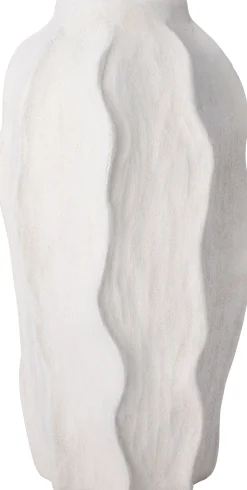 Intratuin vaas Kiel wit D 18 H 35 cm