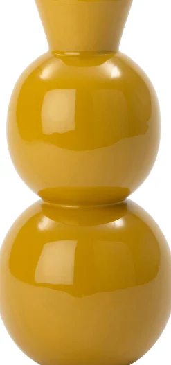 Intratuin vaas Lieve geel D 18 H 37,5 cm