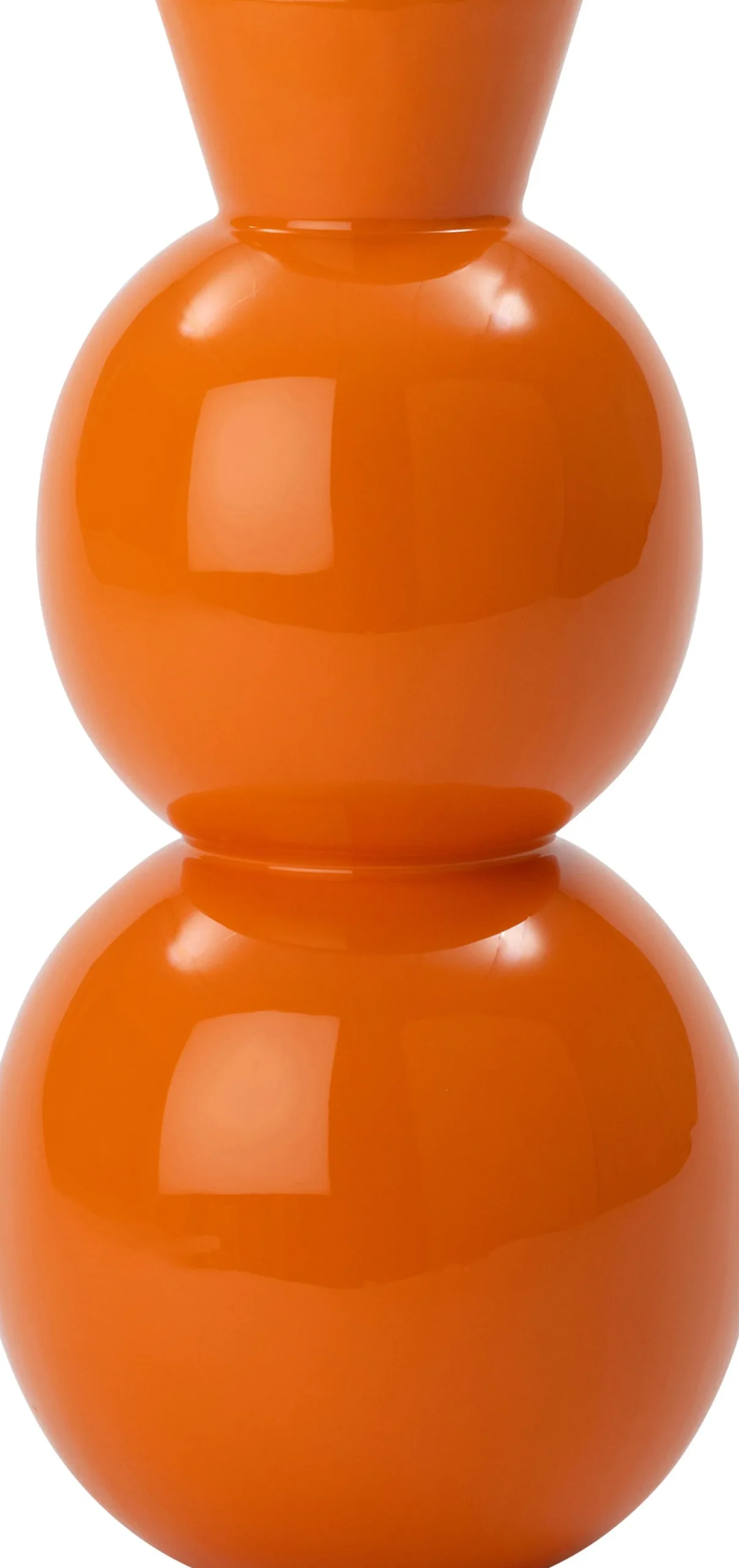 Intratuin vaas Lieve oranje D 13 H 26,5 cm