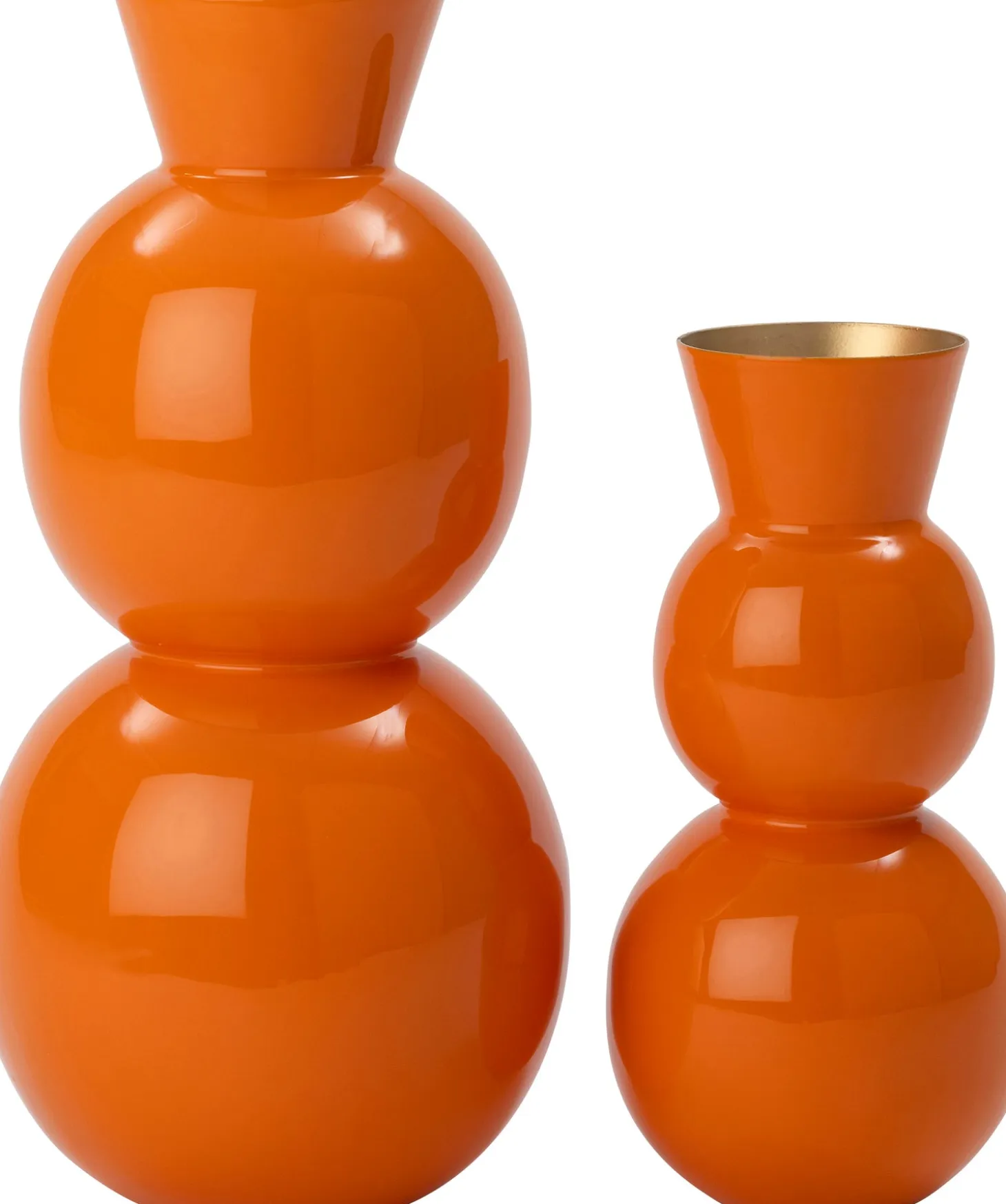 Intratuin vaas Lieve oranje D 13 H 26,5 cm