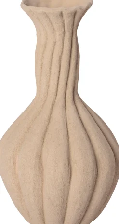 Intratuin vaas List beige D 25,5 H 50 cm