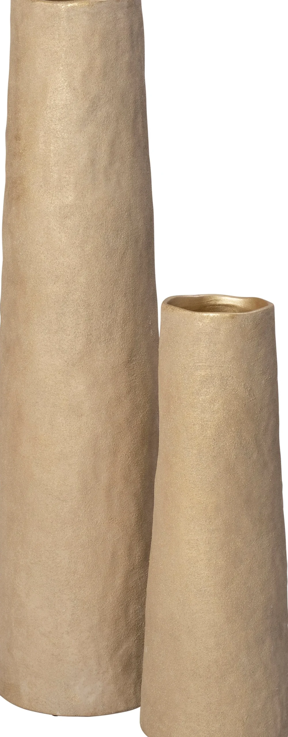 Intratuin vaas Lowca beige D 16 H 62,5 cm