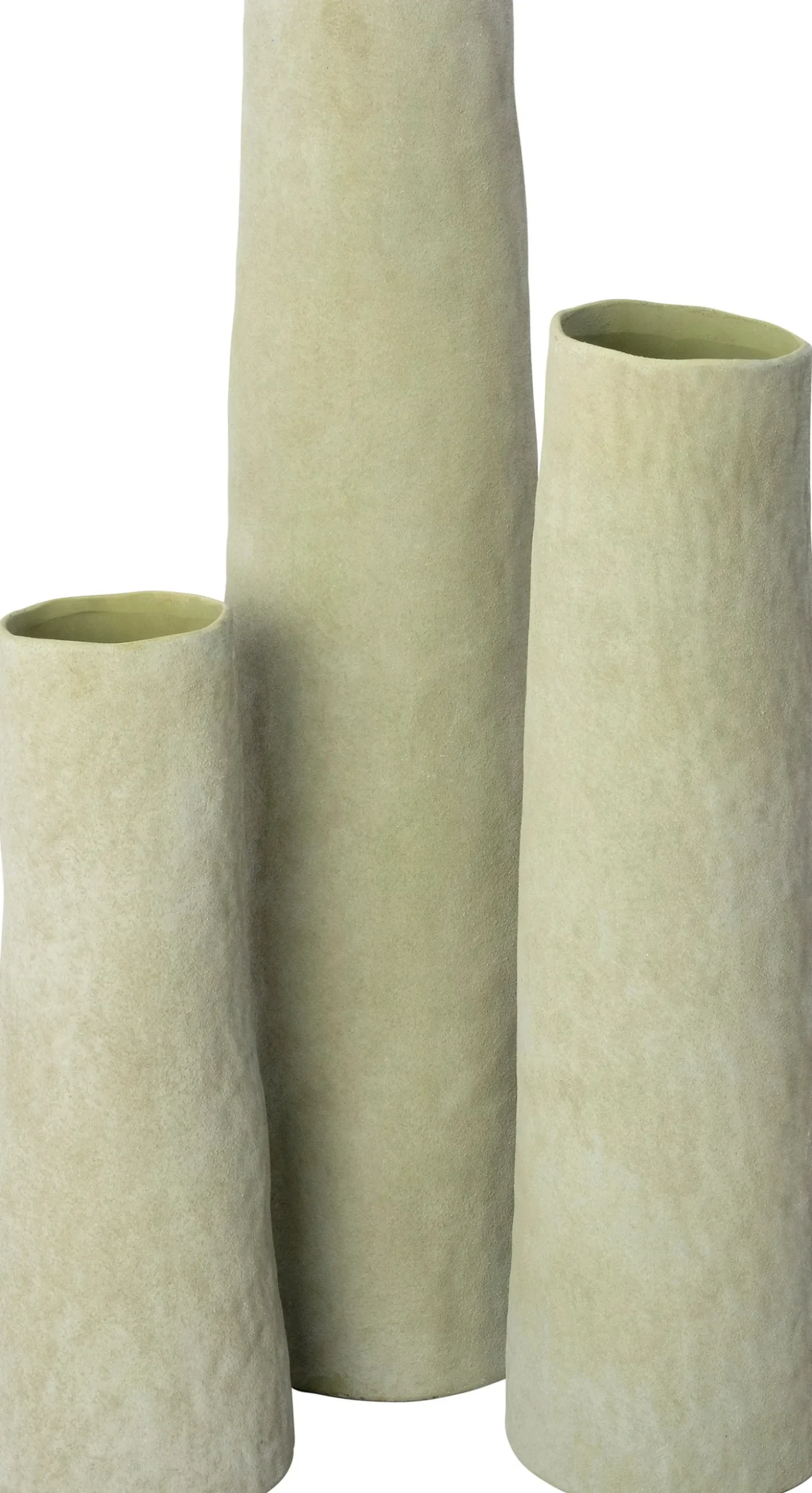 Intratuin vaas Lowca groen D 14 H 50 cm