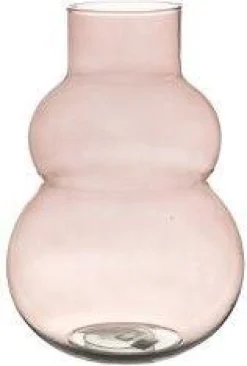 Intratuin vaas Melli roze D 26 H 40 cm