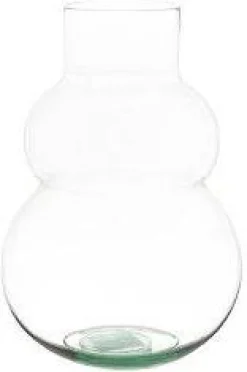 Intratuin vaas Melli transparant D 26 H 40 cm