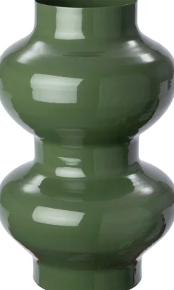 Intratuin vaas Tijs groen D 16 H 25,5 cm