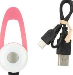 Intratuin veiligheidslamp hond Wiel Blinker roze 9 x 4 x 2 cm
