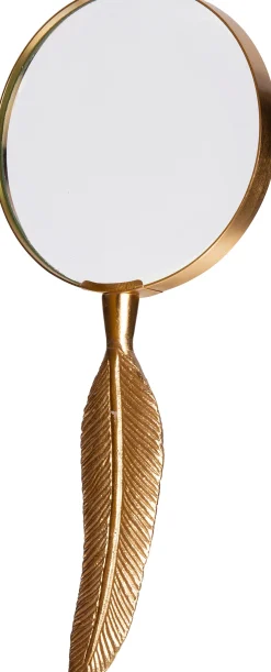 Intratuin vergrootglas goud D 10 H 22 cm