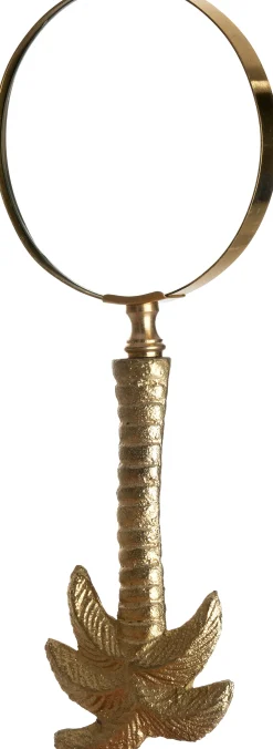 Intratuin vergrootglas Palmboom goud 23 x 8,5 x 2 cm