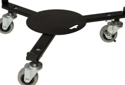 Intratuin verstelbare plantentrolley zwart D 40 H 11,5 cm