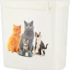 Intratuin voerton kat en hond wit 5,8 liter
