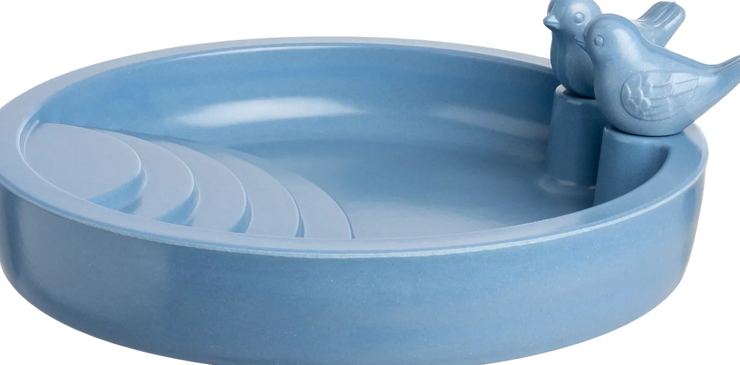 Intratuin vogelbad Eva blauw D 28 H 4,3 cm