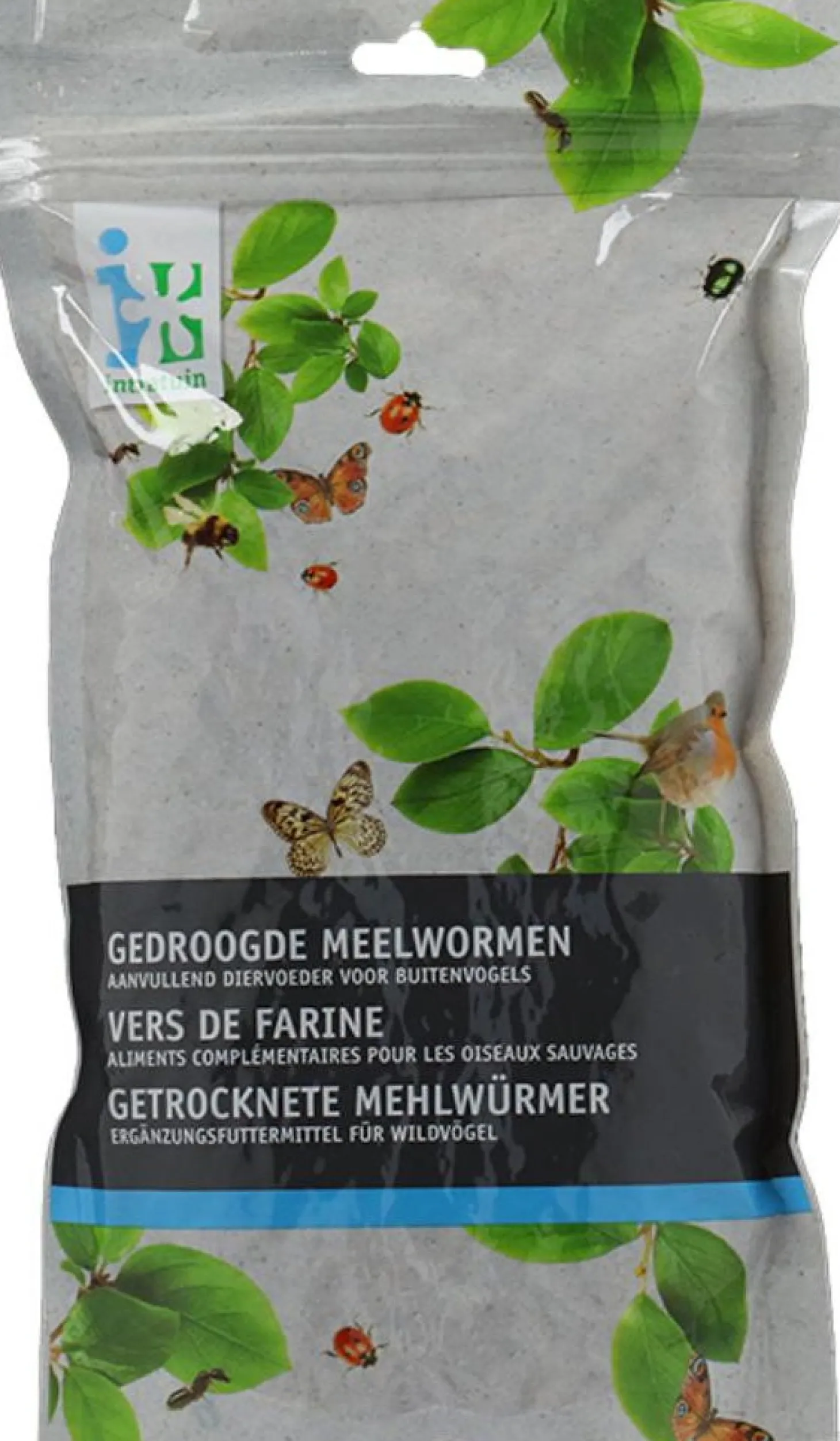 Intratuin vogelvoer gedroogde meelwormen 150 g