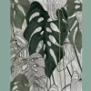 Intratuin wanddoek Monstera wit / groen 135 x 100 cm