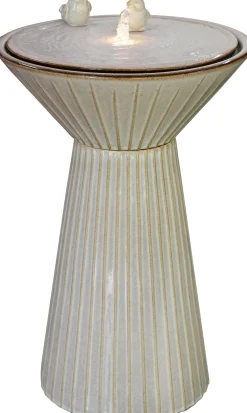 Intratuin waterornament Birdie beige D 44 H 71,5 cm