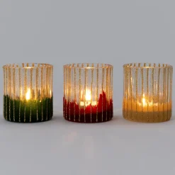 Intratuin waxinelichthouder Loughmore rood D 7 H 8 cm