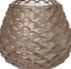 Intratuin waxinelichthouder Sino beige D 10 H 8,6 cm