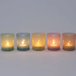 Intratuin waxinelichthouder Ross blauw D 7 H 8 cm