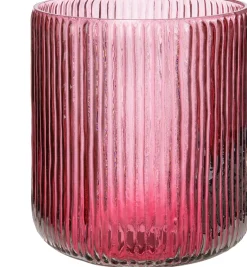 Intratuin waxinelichthouder Yi roze D 15 H 17 cm