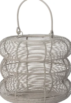 Intratuin windlicht Fair grijs D 22,5 H 20 cm