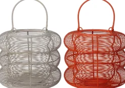 Intratuin windlicht Fair rood D 28 H 25 cm