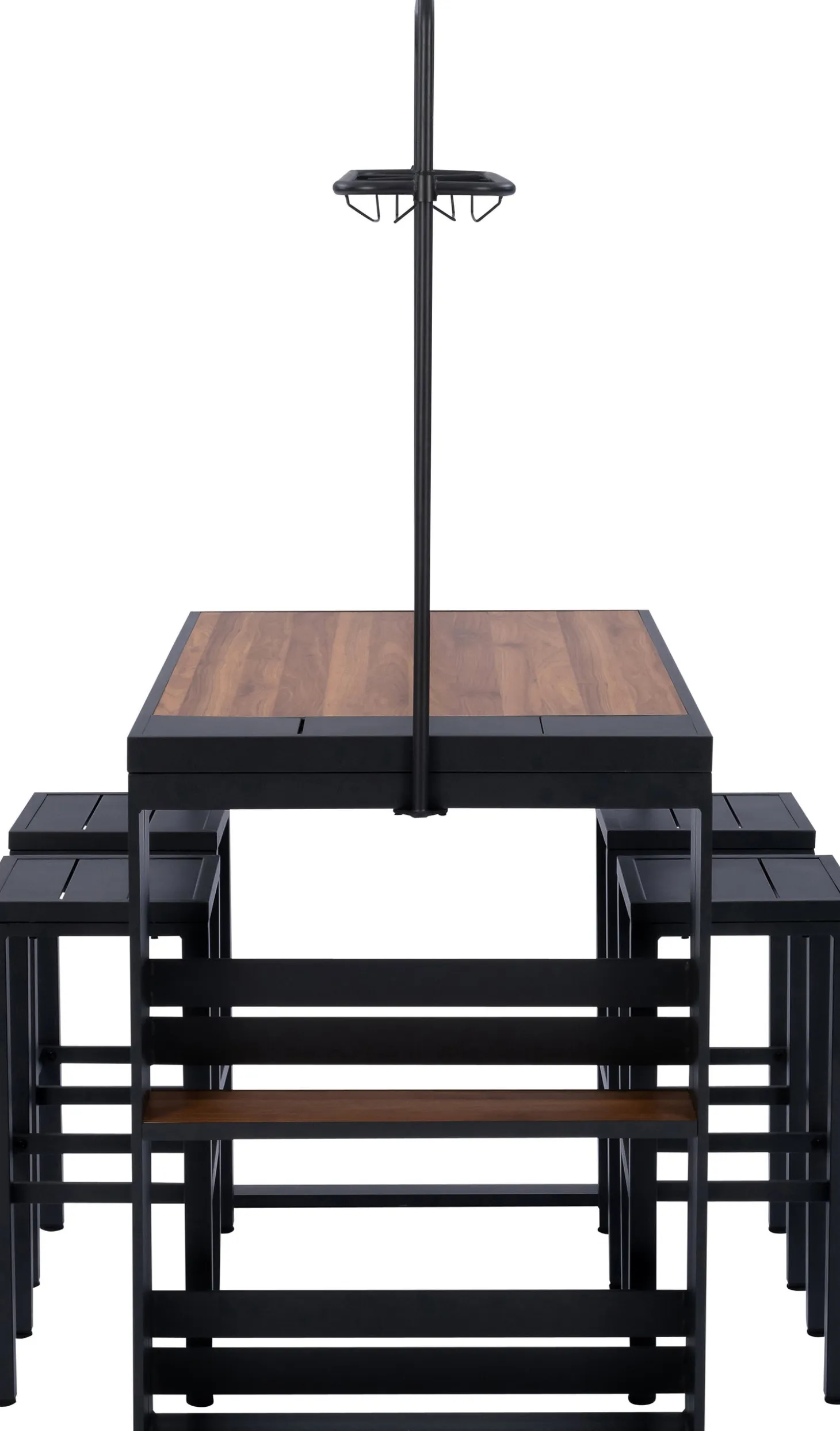 Intratuin 4-zits barset Mayson bruin / grijs