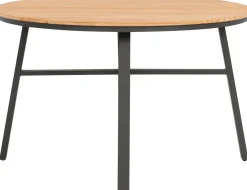 Intratuin 4-zits diningset Flore naturel met Jip grijs