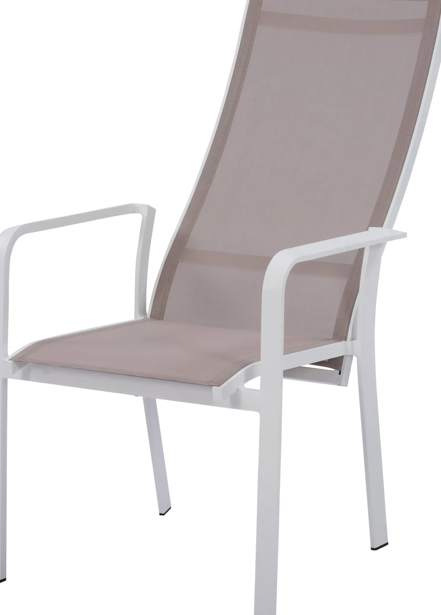 Intratuin 4-zits diningset Levi standenstoel wit