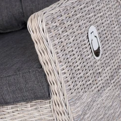 Intratuin 5-zits diningset Sanur bruin