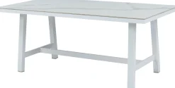 Intratuin 4-zits eettafel Alexa wit 180 x 100 x 76 cm