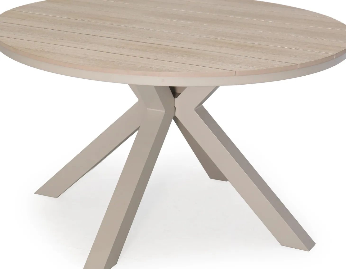 Intratuin 4-zits eettafel Silva beige D 120 H 75 cm