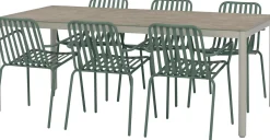 Intratuin 6-zits eettafel Veerle beige 100 x 200 x 74 cm