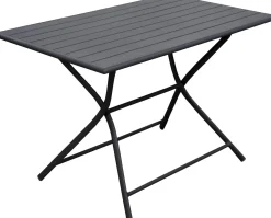 Intratuin 2-zits klaptafel Emily antraciet 110 x 70 x 74 cm